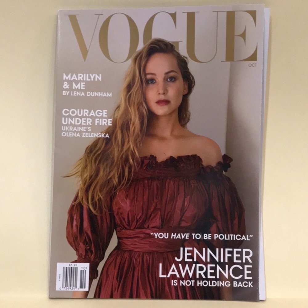 Vogue Magazine October 2022 Jennifer Lawrence